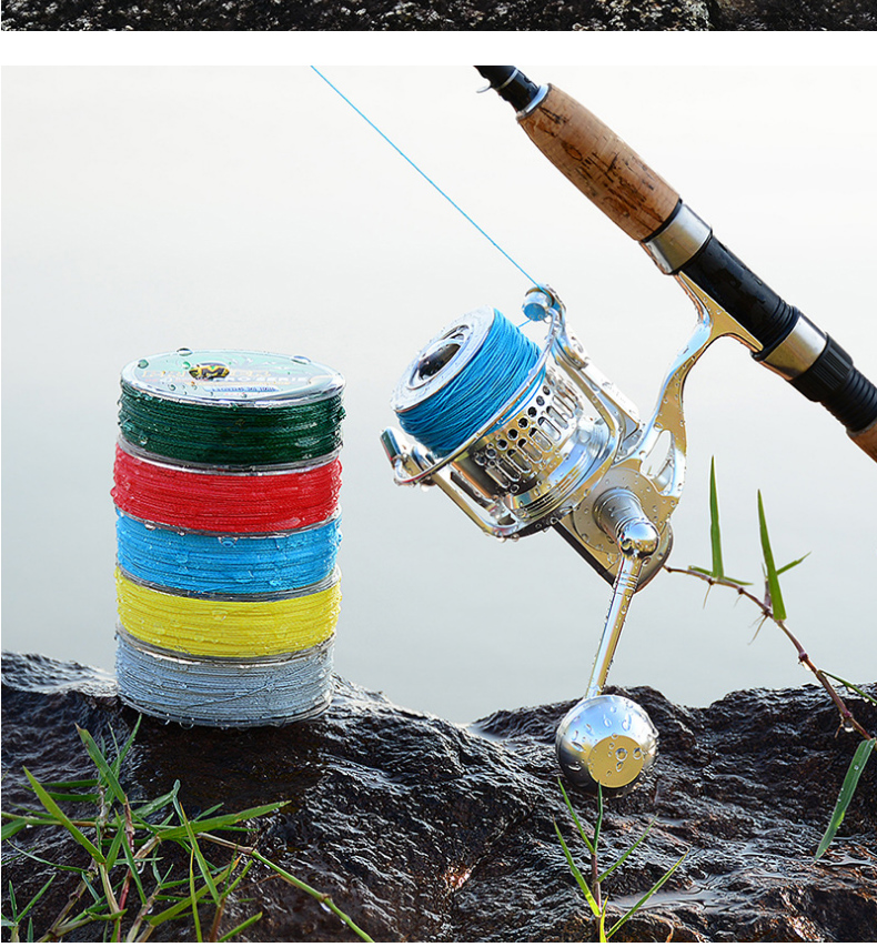 4 Strands Fishing Line Multifilament 6LB-100LB Japan PE Weave Multifilament Line Carp Fishing Japanese Braided Wire 100M PE Line