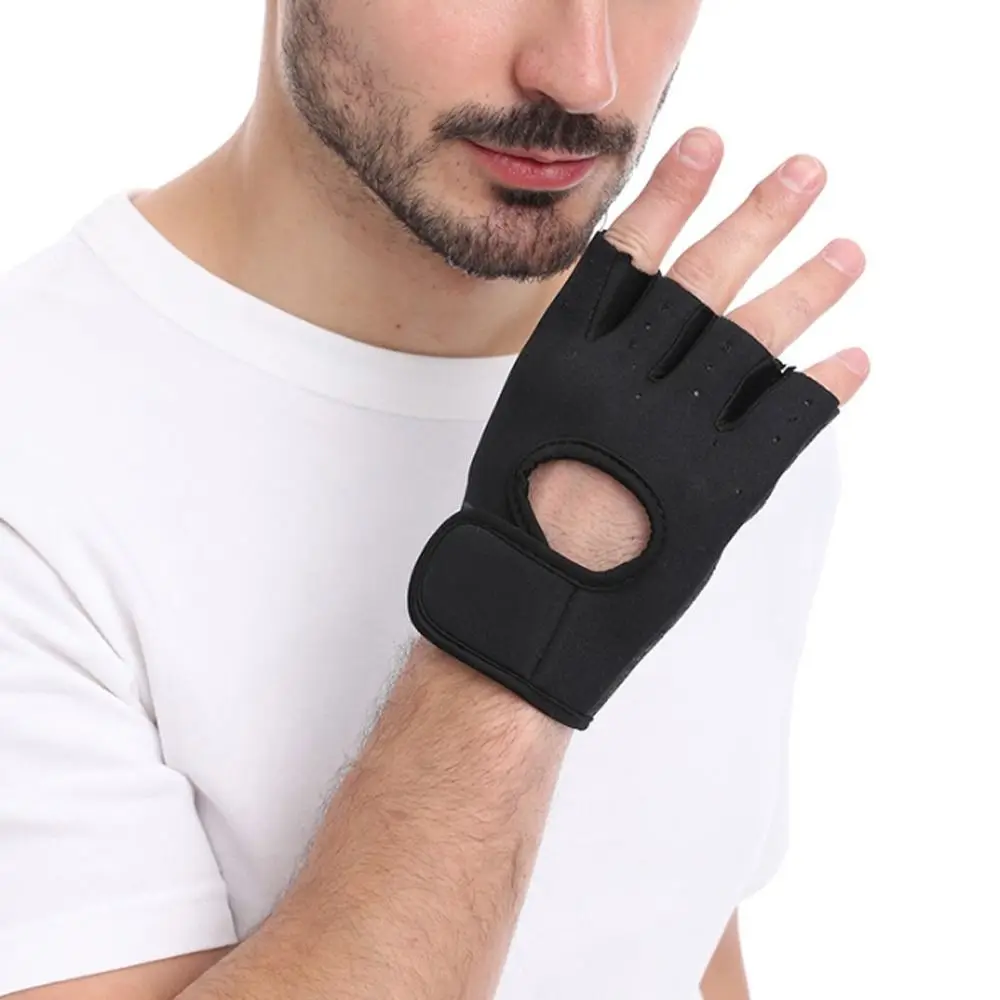 Women Men Fitness Gym Gloves Weightlifting Gloves Half Finger Breathable Non-slip Gel Pad Bodybuilding Training Dumbbells Gloves