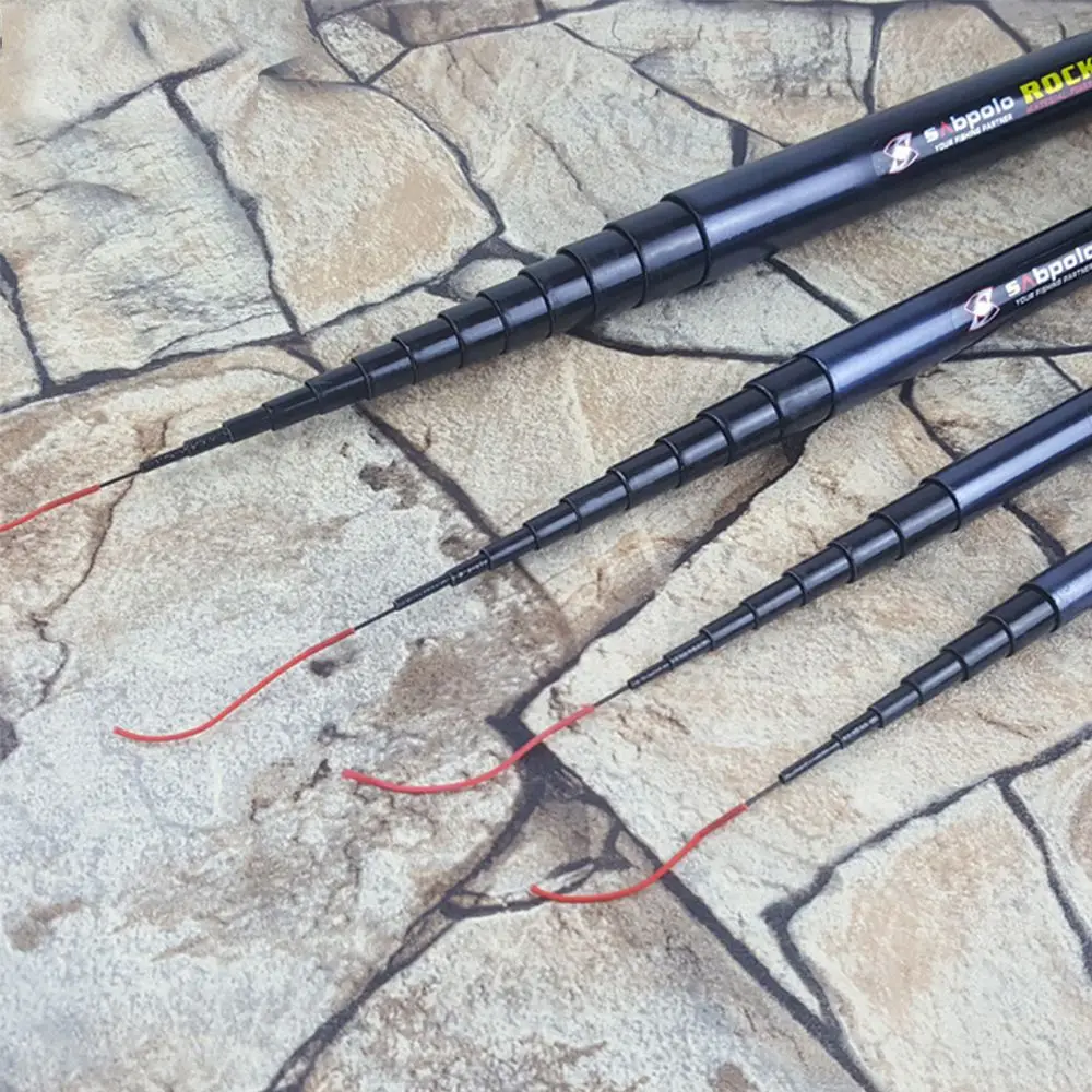 Lake Ultralight Telescopic Fishing Rod Stream Hand Pole Portable Mini FRP Carp Feeder Travel Super Hard Fishing Tackle Durable