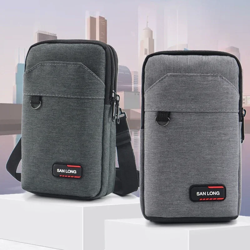 Waterproof Waist Bag Purse Single/double Layer Outdoor Waist Fanny Pack Men Phone Pouch Camping Hunting Tactical Bag with Belt
