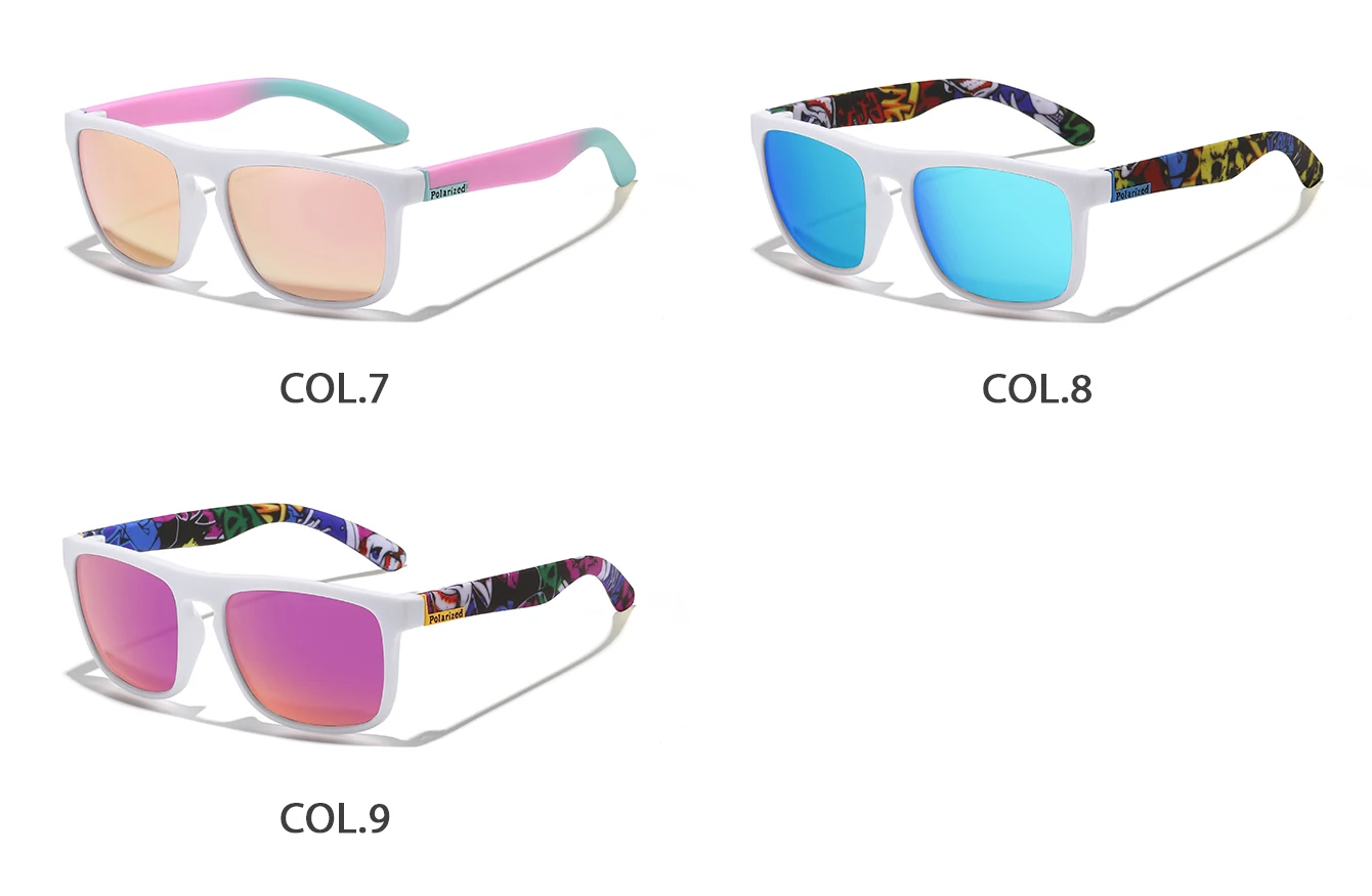Fashion Polarized Color Changing Cycling Sunglasses Men Night Vision Car Driving Sunglass Dirt Bike Motorcycle Glasses
