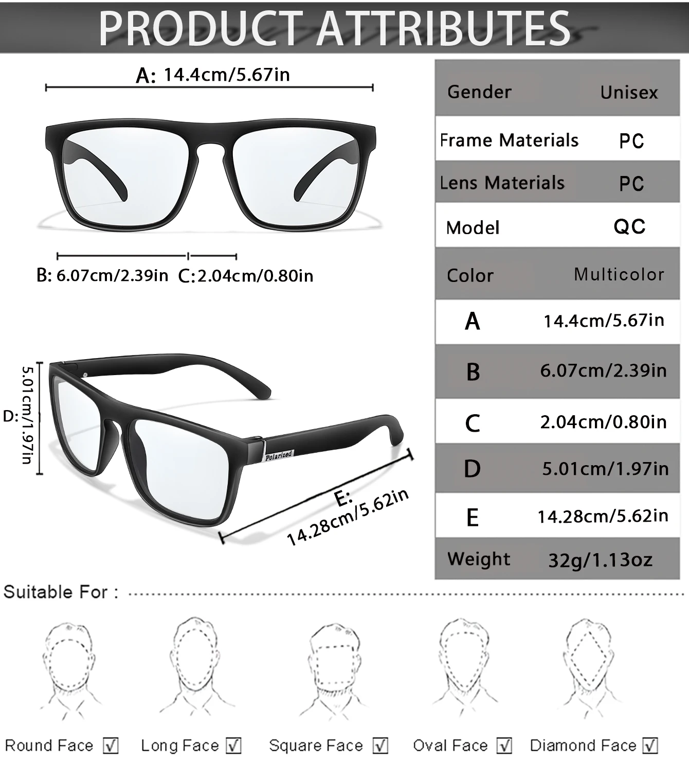 Fashion Polarized Color Changing Cycling Sunglasses Men Night Vision Car Driving Sunglass Dirt Bike Motorcycle Glasses
