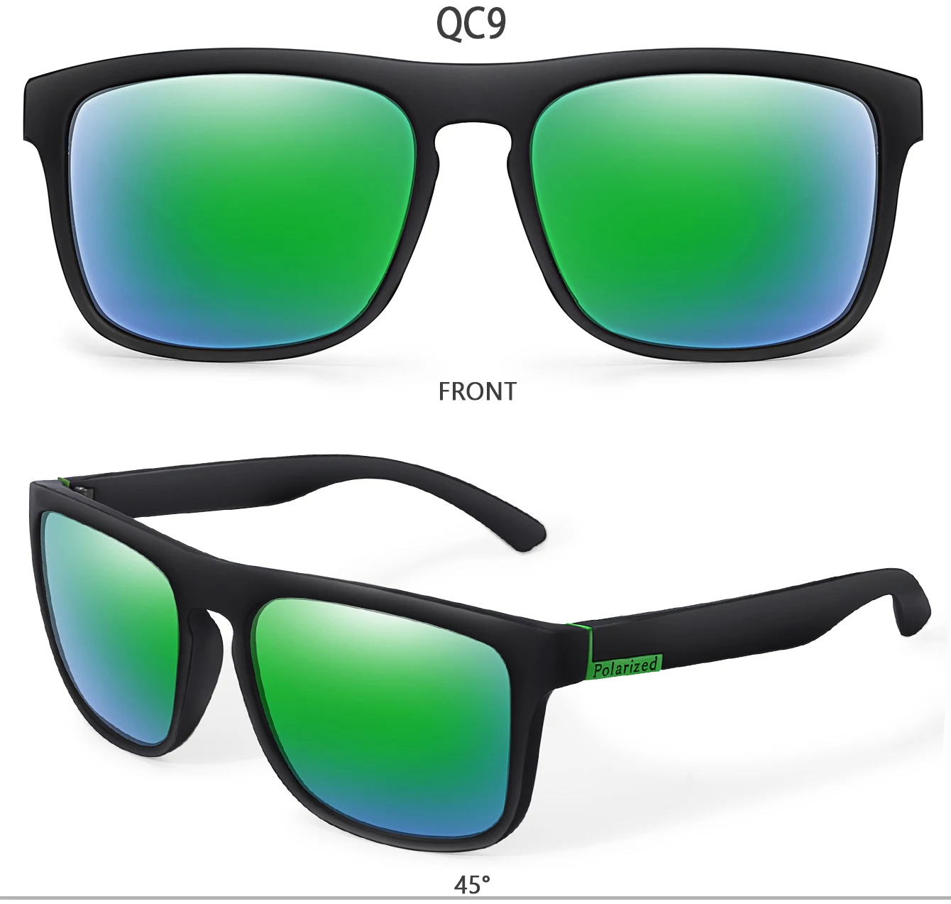 Fashion Polarized Color Changing Cycling Sunglasses Men Night Vision Car Driving Sunglass Dirt Bike Motorcycle Glasses