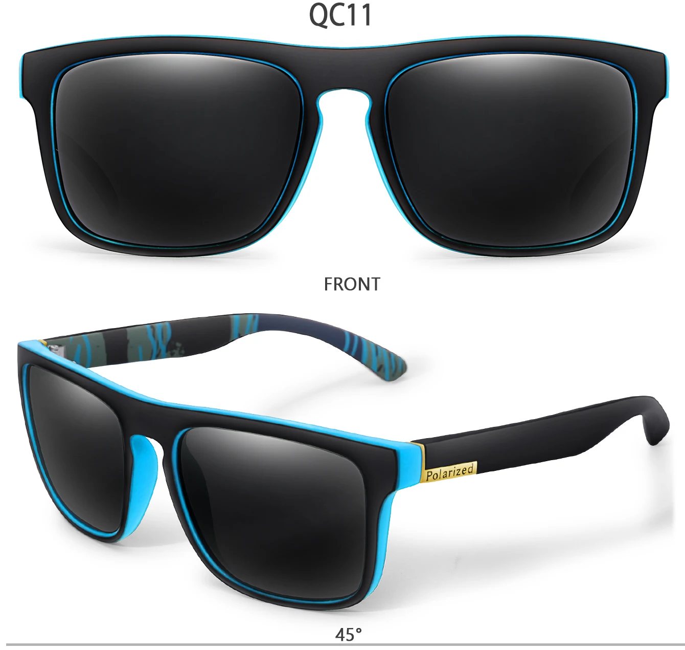 Fashion Polarized Color Changing Cycling Sunglasses Men Night Vision Car Driving Sunglass Dirt Bike Motorcycle Glasses