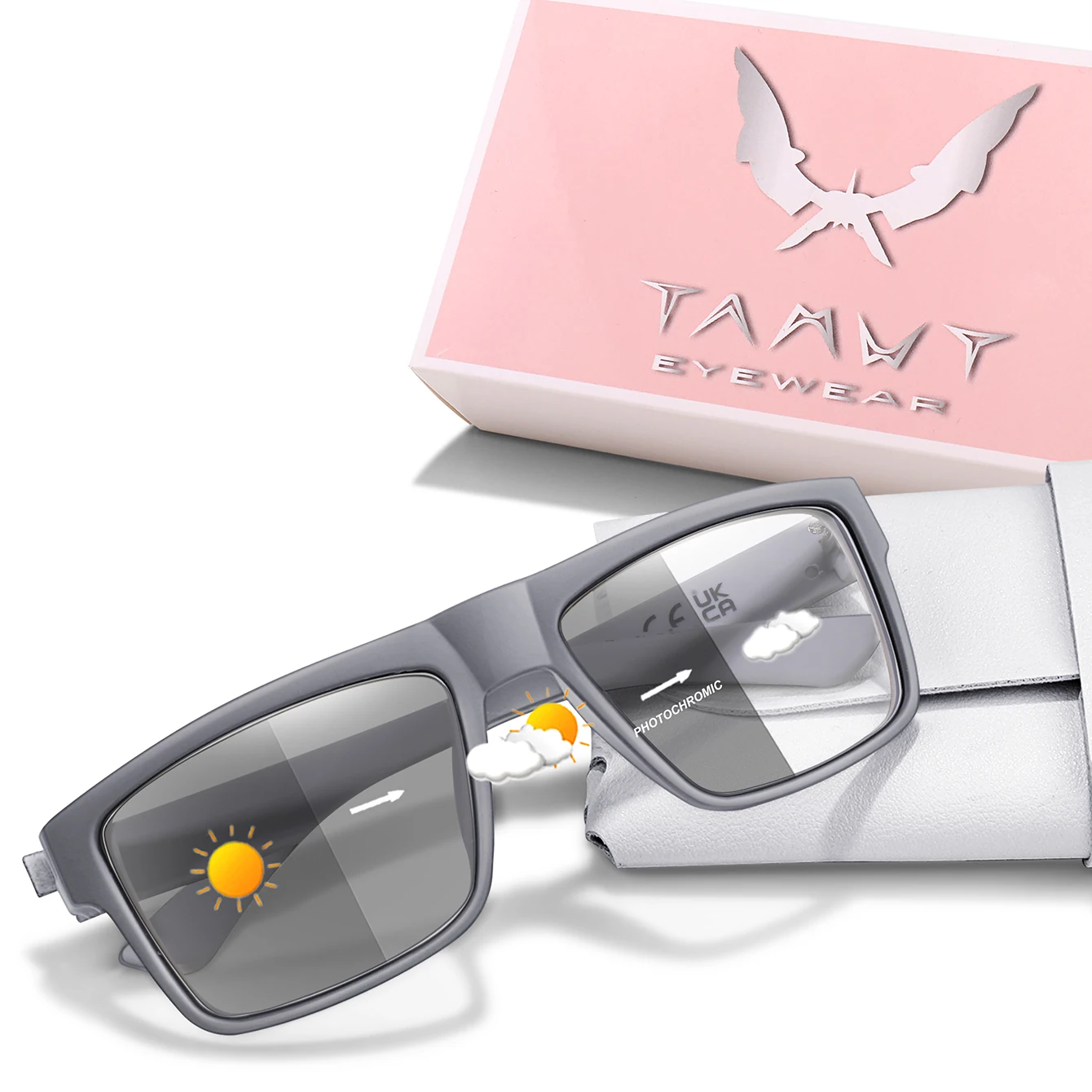Fashion Polarized Color Changing Cycling Sunglasses Men Night Vision Car Driving Sunglass Dirt Bike Motorcycle Glasses