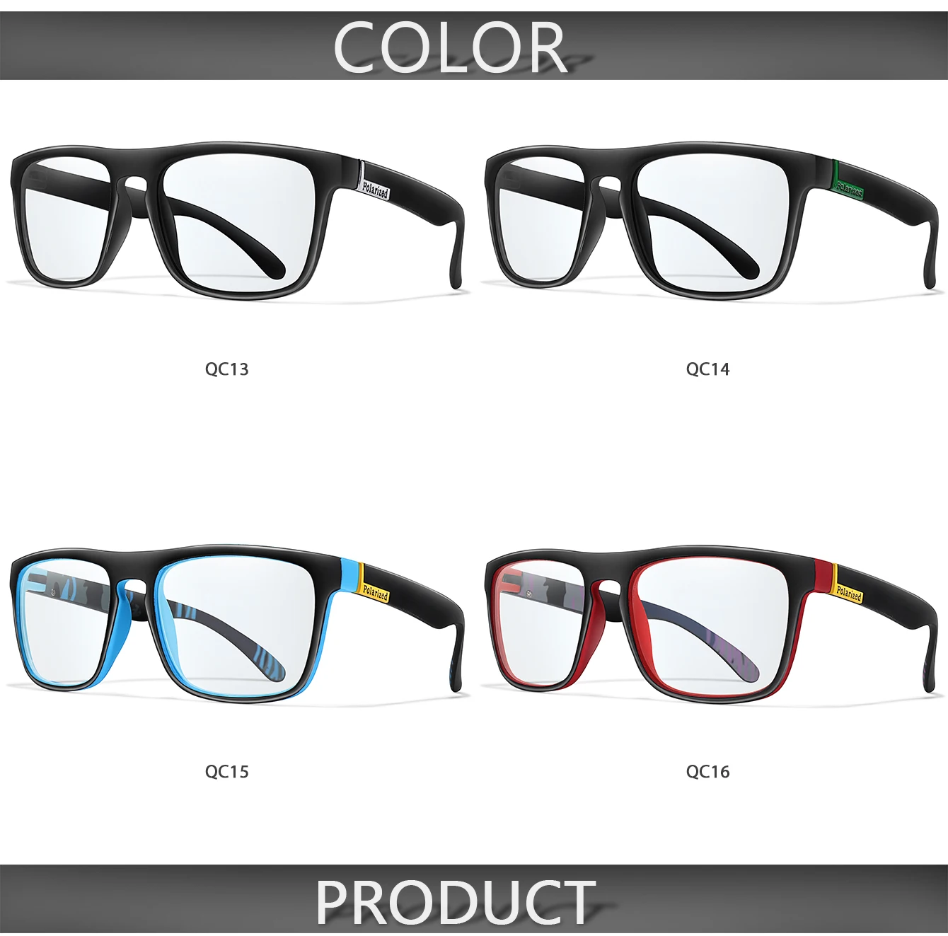 Fashion Polarized Color Changing Cycling Sunglasses Men Night Vision Car Driving Sunglass Dirt Bike Motorcycle Glasses
