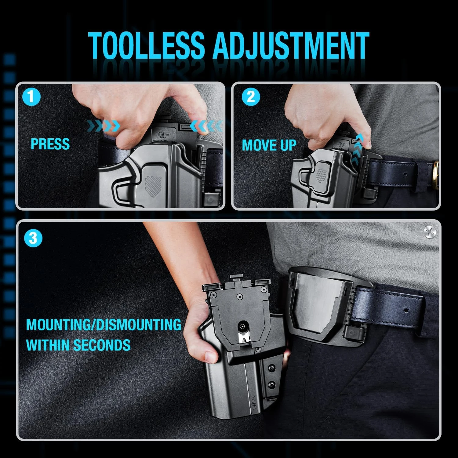 Universal OWB Holster for Canik/FN/Walther/Browning/S&W/Sarsilmaz/Girsan/Stoeger Right Hand And Left Hand