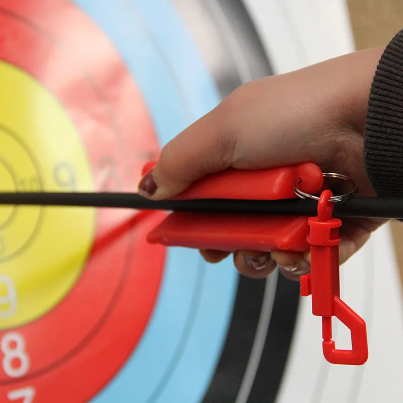 Outdoor Rubber Gel Archery Shoot Bow Outdoor Rubber Arrow Puller Remover With Keychain Tool Shooting Target Accessories
