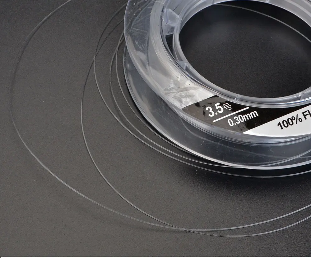 FTK Fishing Line 50M/100M 100% Fluorocarbon Fishing Lines 5.5-130.9LB Carbon Fiber Leader Fly Line Fast Sinking Carp Fishing
