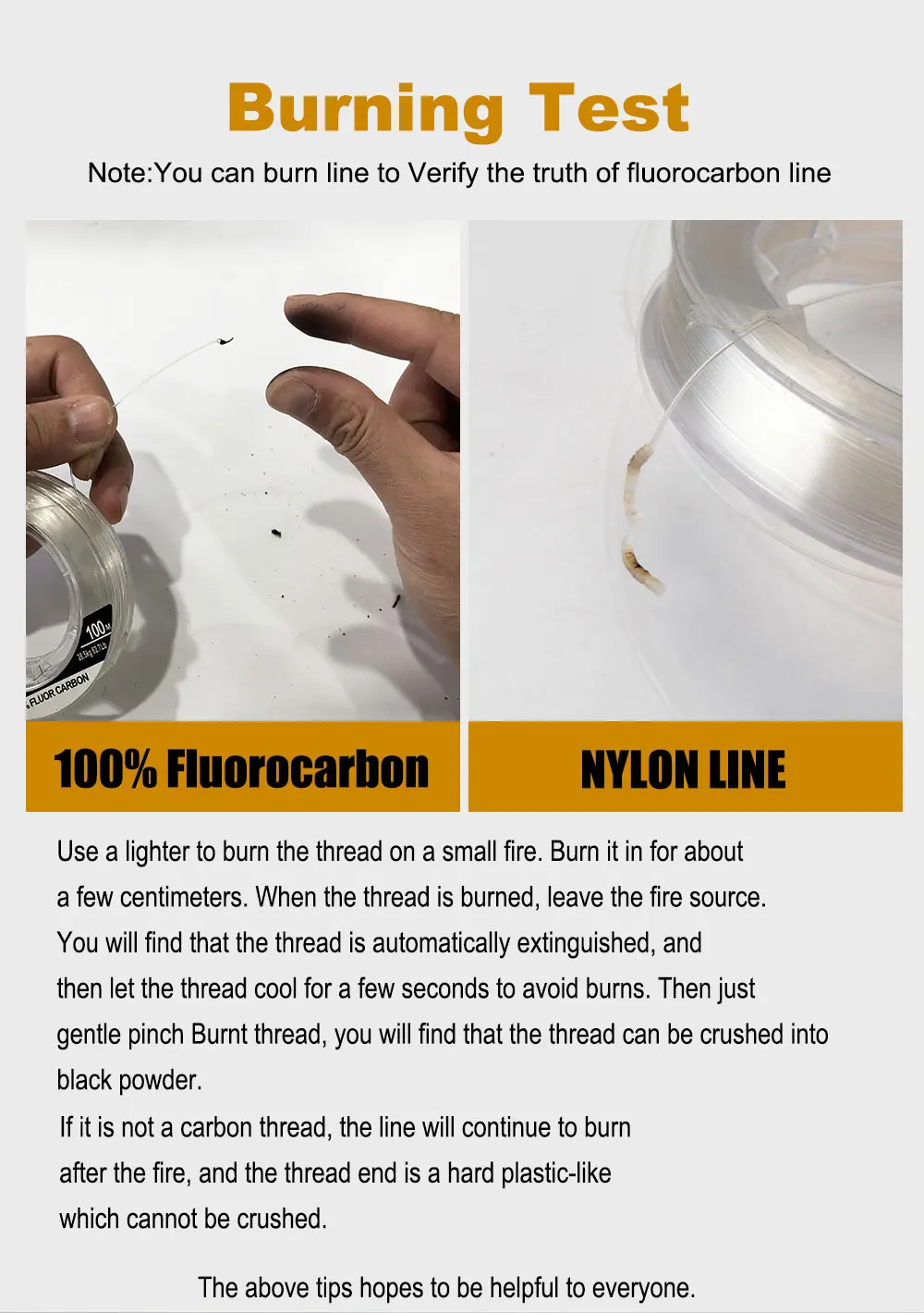 FTK Fishing Line 50M/100M 100% Fluorocarbon Fishing Lines 5.5-130.9LB Carbon Fiber Leader Fly Line Fast Sinking Carp Fishing