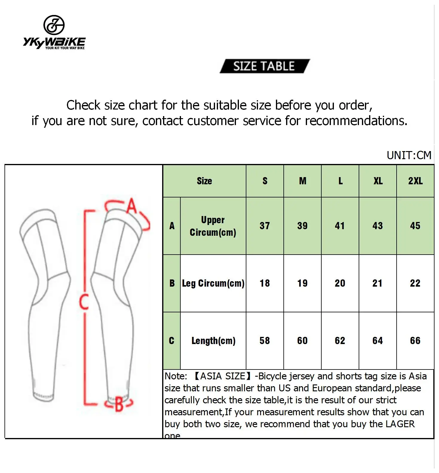 YKYWBIKE Cycling Leg Warmers Unisex Calf Compression Sleeves Outdoor Sports Running Basketball Football Leg Sleeves UV Protecti