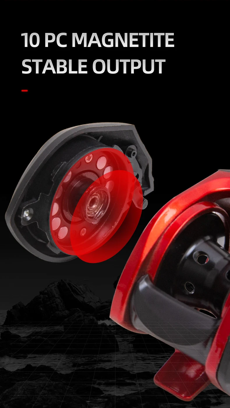 BILLINGS Baitcasting Reel BR Series,7.2:1 Gear Ratio 18+1BB,18LB Max Drag,Shallow Spool,Baitcasting Reel,For Freshwater Saltwate