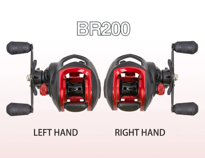 BILLINGS Baitcasting Reel BR Series,7.2:1 Gear Ratio 18+1BB,18LB Max Drag,Shallow Spool,Baitcasting Reel,For Freshwater Saltwate
