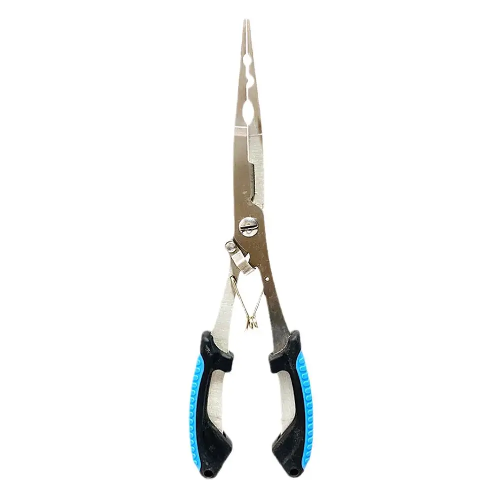 Fishing Pliers Long Nose Steel Hook Remover Cut Fishing Line Fishing Tied Hook Pliers Gripper For Freshwater Saltwater