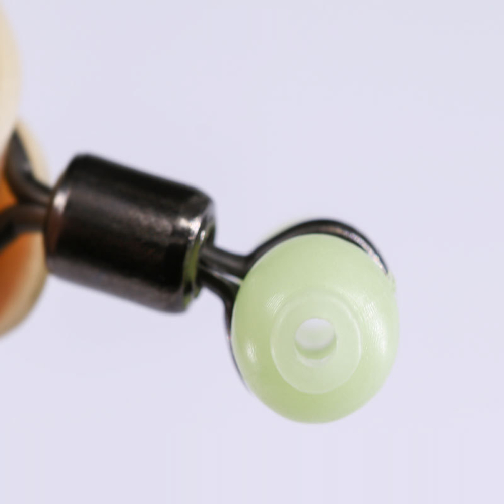 DNDYUJU 20pcs Fishing Barrel Rolling Swivels Luminous Gourd Fishing Lure Connector Brass Saltwater  Fishhook Fishing Tackle