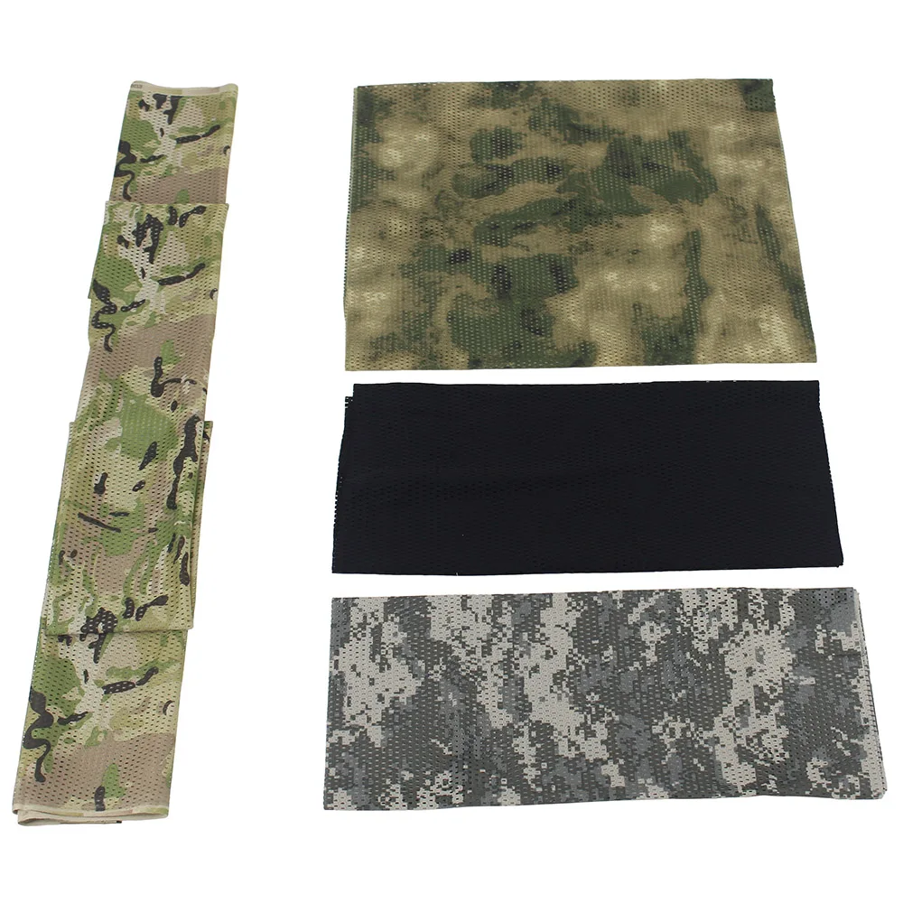 Hunting Mesh Breathable Scarf 165*48cm Tactical Bandana Special Operations Camouflage Face Towel Rifle Camouflage Net