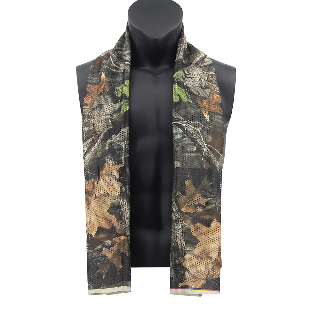 Hunting Mesh Breathable Scarf 165*48cm Tactical Bandana Special Operations Camouflage Face Towel Rifle Camouflage Net