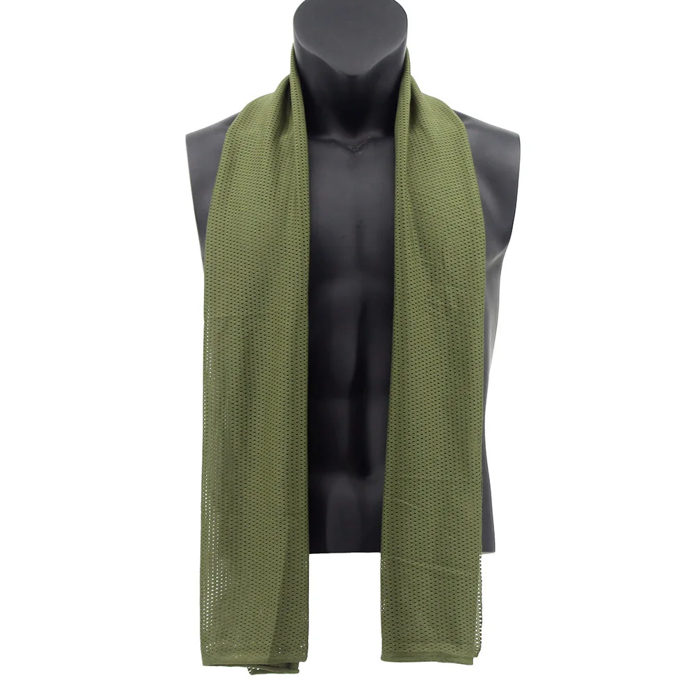 Hunting Mesh Breathable Scarf 165*48cm Tactical Bandana Special Operations Camouflage Face Towel Rifle Camouflage Net