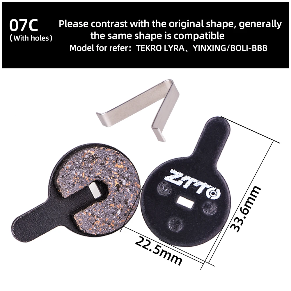 ZTTO 4Pairs MTB Semi Metal BIke Brake Pads Quiet Ceramic For Bicycle Disc Brake M8020 M6100 mt200 Guide Code E9 DB ER MT6 MT4