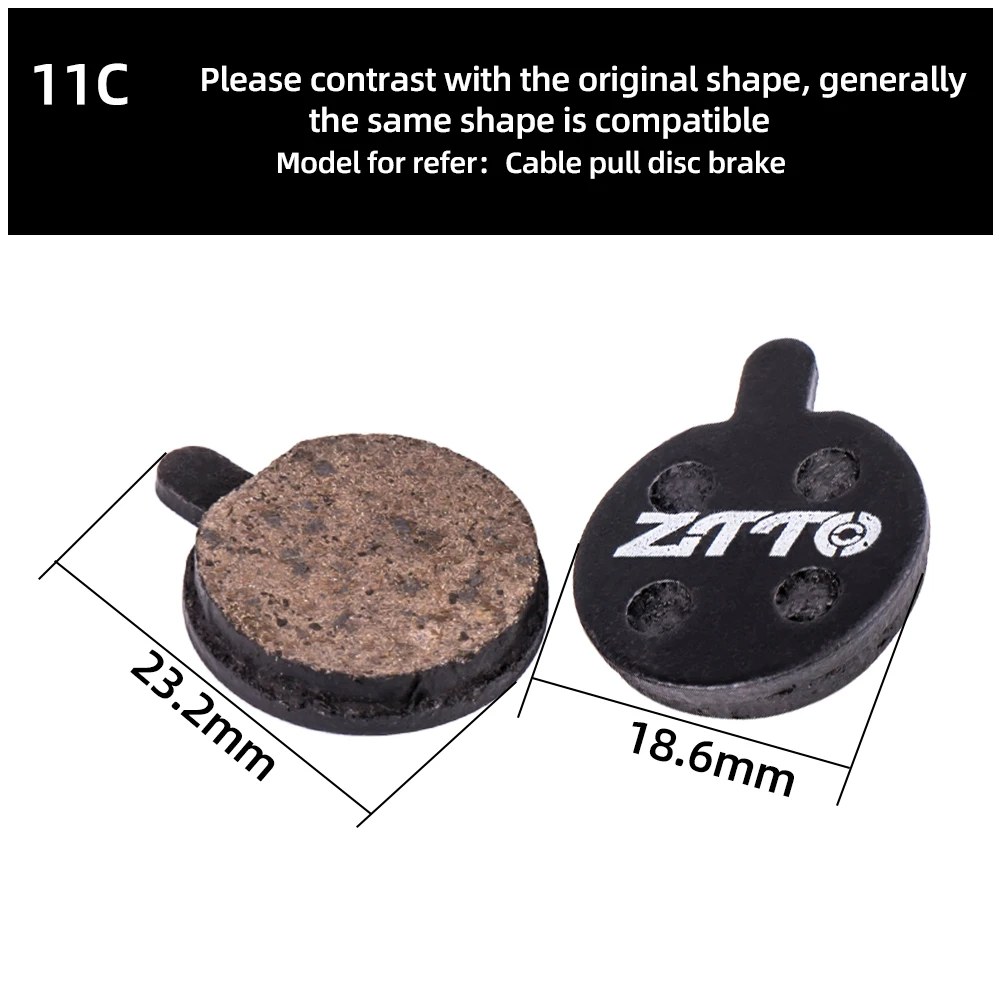 ZTTO 4Pairs MTB Semi Metal BIke Brake Pads Quiet Ceramic For Bicycle Disc Brake M8020 M6100 mt200 Guide Code E9 DB ER MT6 MT4