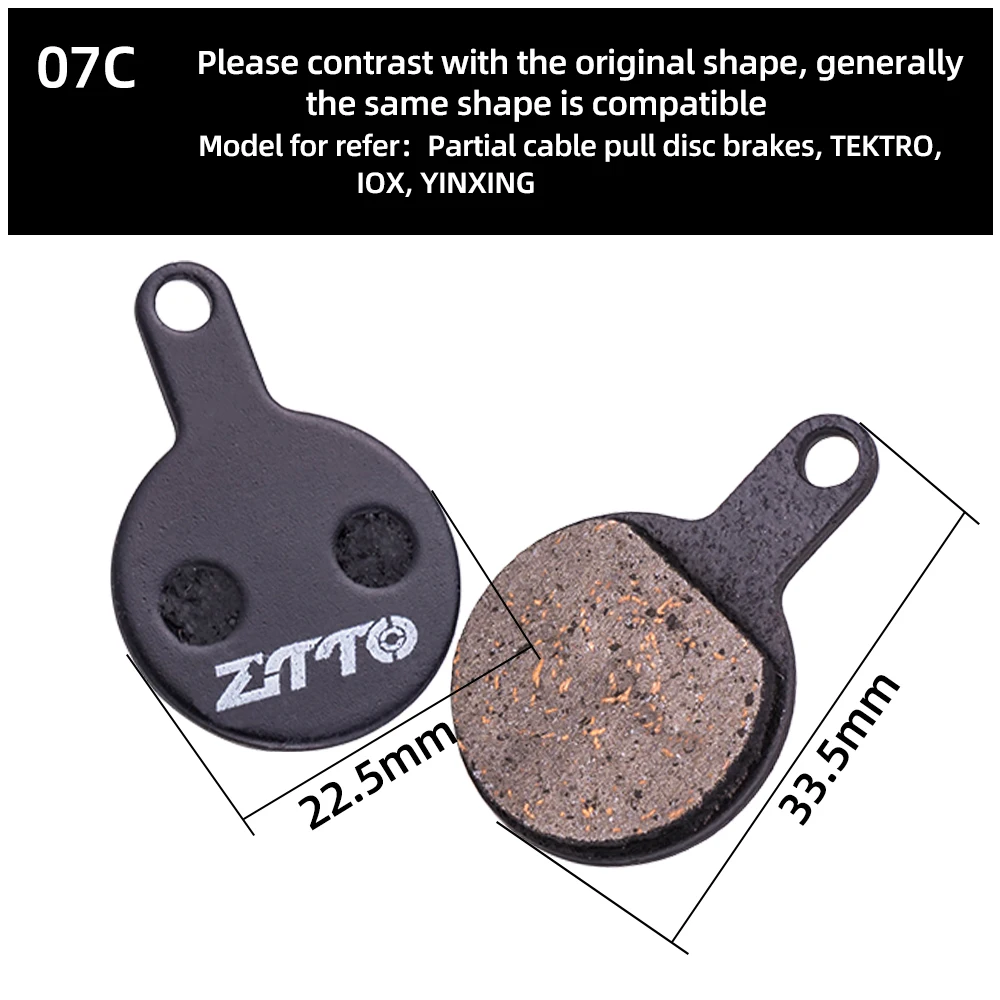 ZTTO 4Pairs MTB Semi Metal BIke Brake Pads Quiet Ceramic For Bicycle Disc Brake M8020 M6100 mt200 Guide Code E9 DB ER MT6 MT4