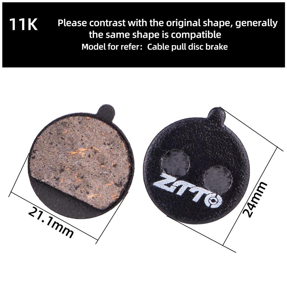 ZTTO 4Pairs MTB Semi Metal BIke Brake Pads Quiet Ceramic For Bicycle Disc Brake M8020 M6100 mt200 Guide Code E9 DB ER MT6 MT4