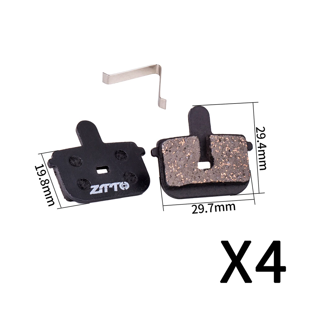 ZTTO 4Pairs MTB Semi Metal BIke Brake Pads Quiet Ceramic For Bicycle Disc Brake M8020 M6100 mt200 Guide Code E9 DB ER MT6 MT4