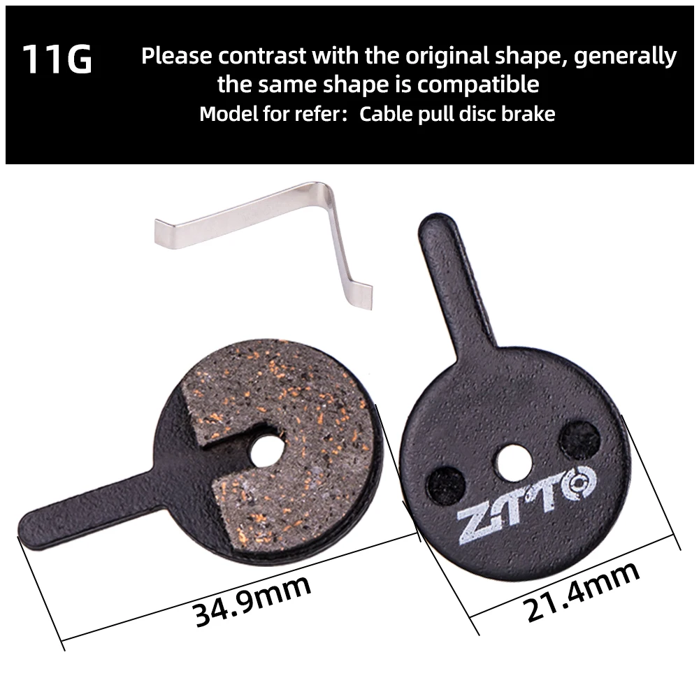 ZTTO 4Pairs MTB Semi Metal BIke Brake Pads Quiet Ceramic For Bicycle Disc Brake M8020 M6100 mt200 Guide Code E9 DB ER MT6 MT4
