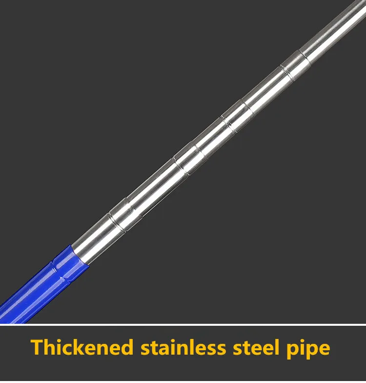 1.7m/2.1m/2.4m New Stainless Steel Thickened Shrinkage Fishing Rod Bracket Fishing Dual Use Accessories Tool Outdoor