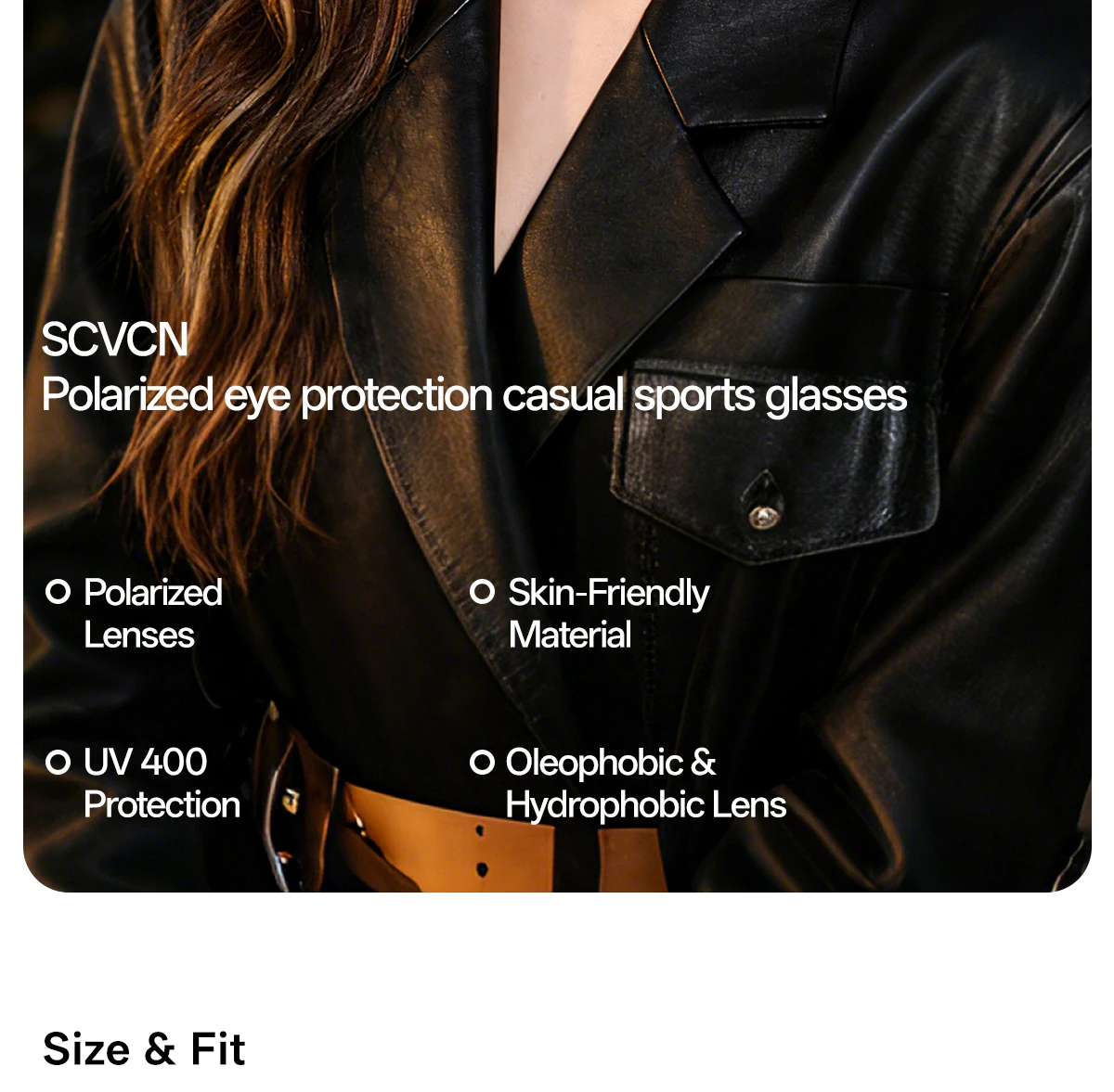 SCVCN Cycling Glasses Polarised Sunglasses Sports Glasses MTB Glasses Cycling Glasses Men Road Bike for Women Cycle Goggles