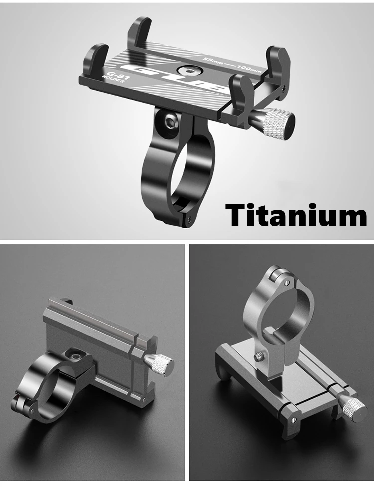 GUB G81 Aluminum Bicycle Phone Holder For 3.5-6.2 inch Smartphone Adjustable Support GPS Bike Phone Stand Mount Bracket