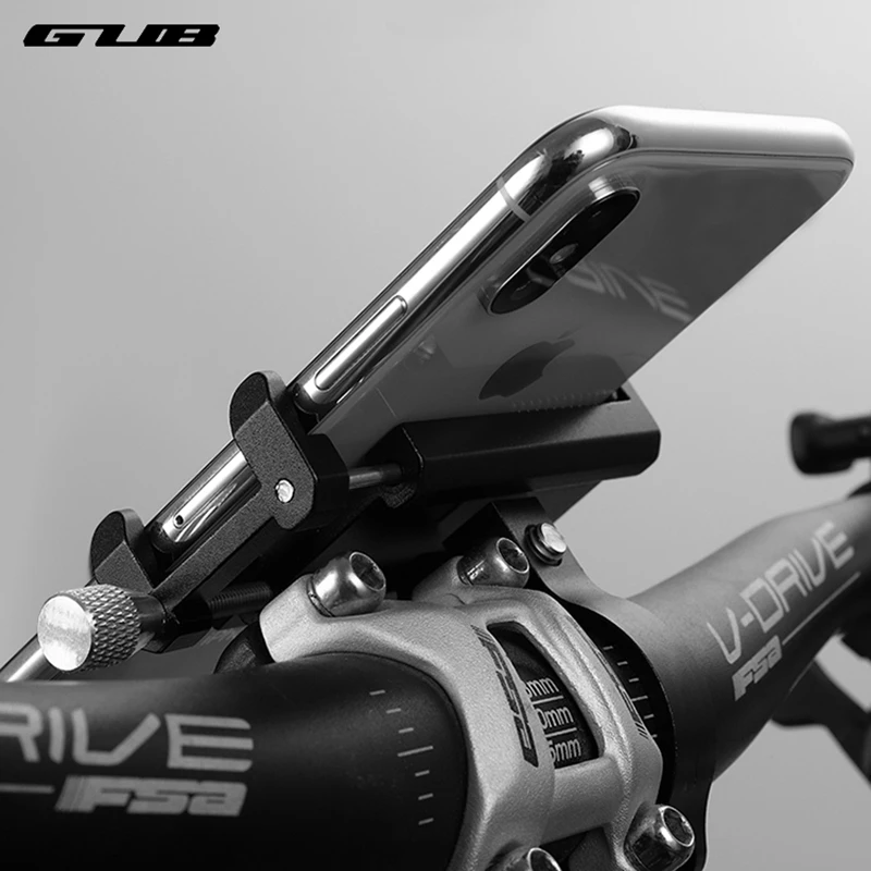 GUB G81 Aluminum Bicycle Phone Holder For 3.5-6.2 inch Smartphone Adjustable Support GPS Bike Phone Stand Mount Bracket