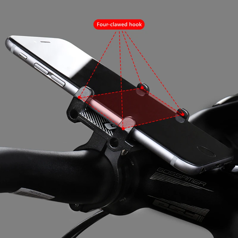GUB G81 Aluminum Bicycle Phone Holder For 3.5-6.2 inch Smartphone Adjustable Support GPS Bike Phone Stand Mount Bracket