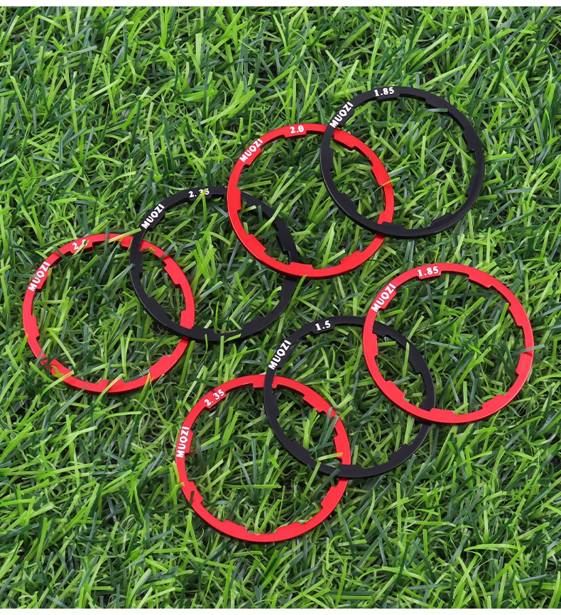 MUQZI 5pcs Bike Hub Washer 7 8 9 10 11 12 Speed Cassette Flywheel Spacer 1mm 1.5mm 1.85mm 2mm 2.18mm 2.35mm 2.5mm Freehub Gasket
