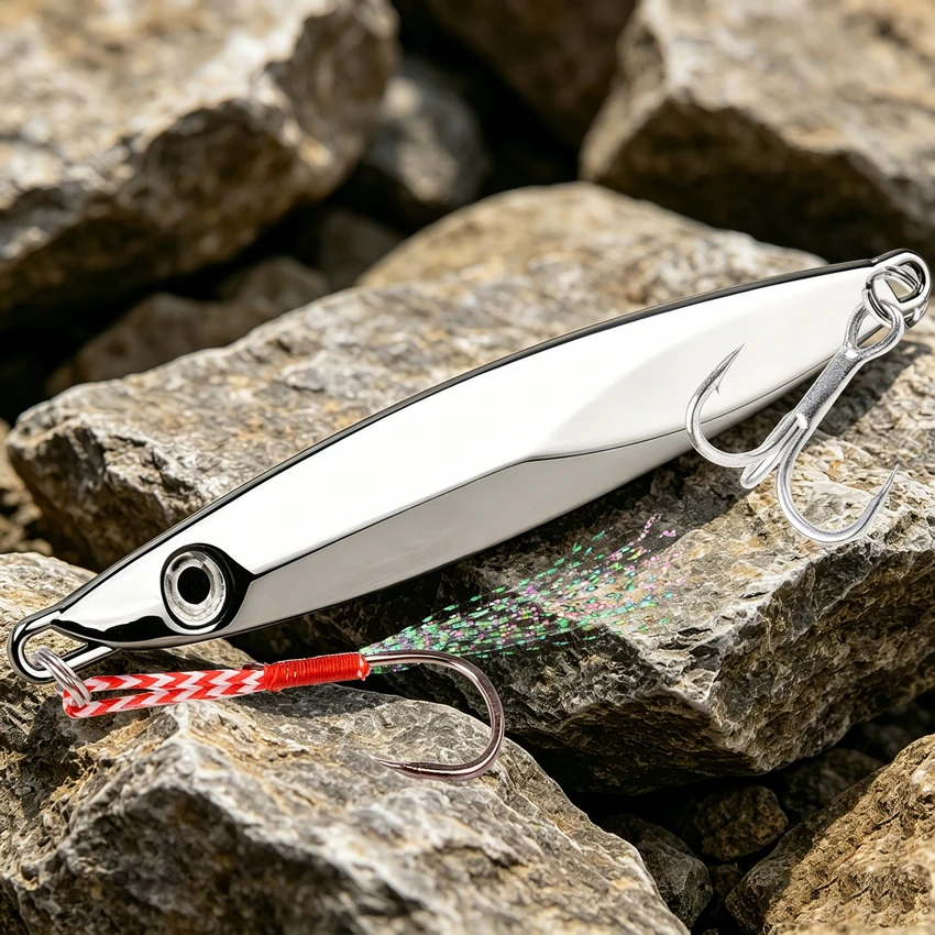 1pcs 40g 30g 20g 15g 10g Sea Fishing Bait Jigging Lure Metal Fishing Lure Saltwater Lures Practical Tackle Saltwater Accessories