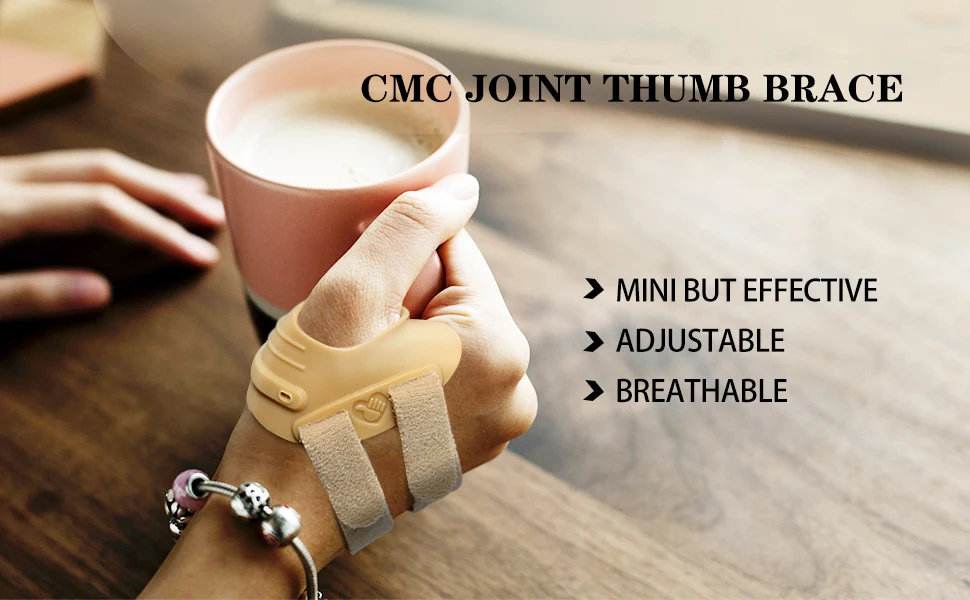 CMC Thumb Brace for CMC Joint Pain,Osteoarthritis,Tendonitis,Arthritis,Thumb Stabilizing Orthosis with Thumb Sleeve for WomenMen