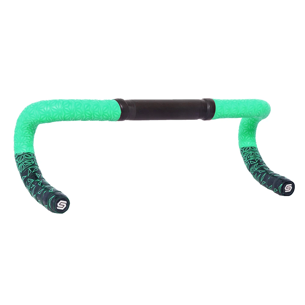 1pair New Bike Tape Double-Color Road Bicycle Chrysanthemum Pattern Bar Tape EVA+PU Oft Anti-Vibration Wrap Tape Durable Bartape