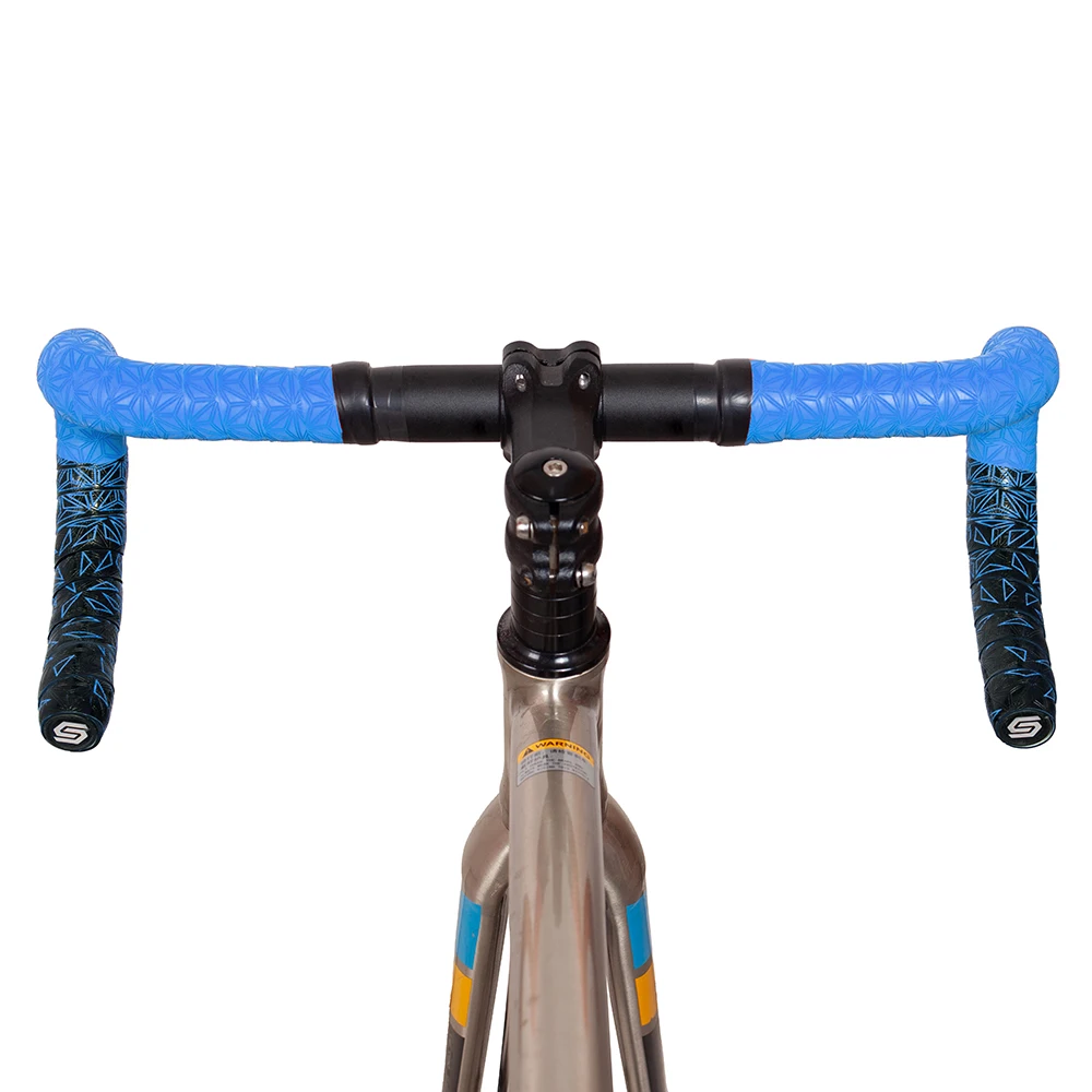 1pair New Bike Tape Double-Color Road Bicycle Chrysanthemum Pattern Bar Tape EVA+PU Oft Anti-Vibration Wrap Tape Durable Bartape