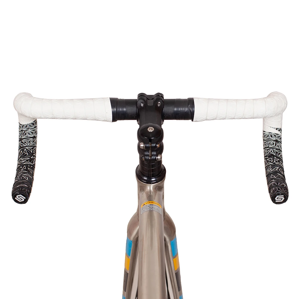 1pair New Bike Tape Double-Color Road Bicycle Chrysanthemum Pattern Bar Tape EVA+PU Oft Anti-Vibration Wrap Tape Durable Bartape