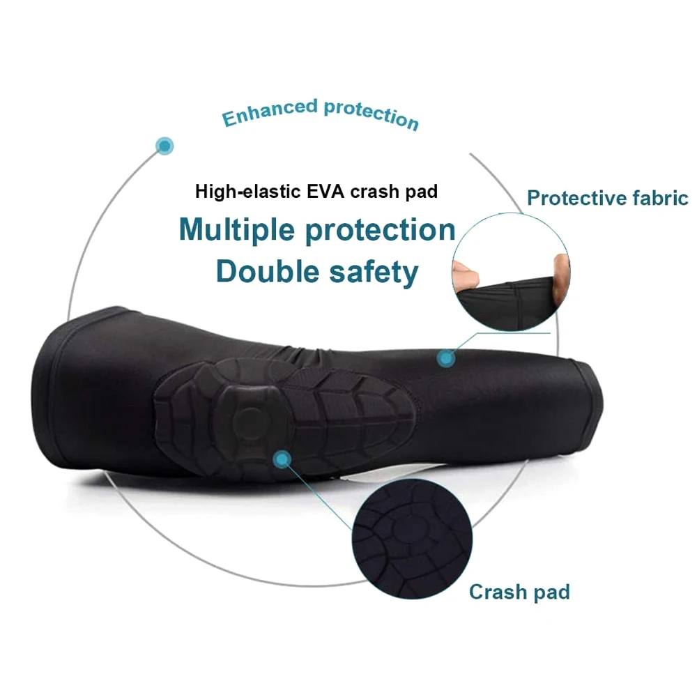 1Pc Kids/Youth 5-15 Year Sports Honeycomb Compression Knee Pad/Elbow Pad Guards Protective Gear for Basketball Baseball,Football