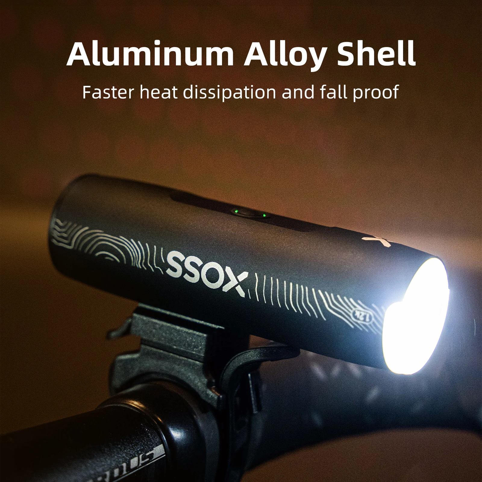 XOSS 200-3000 Lm Bike Light XL1200 Headlight Waterproof Rechargeable Front Lamp Bicycle Light Aluminum Ultralight Flashlight