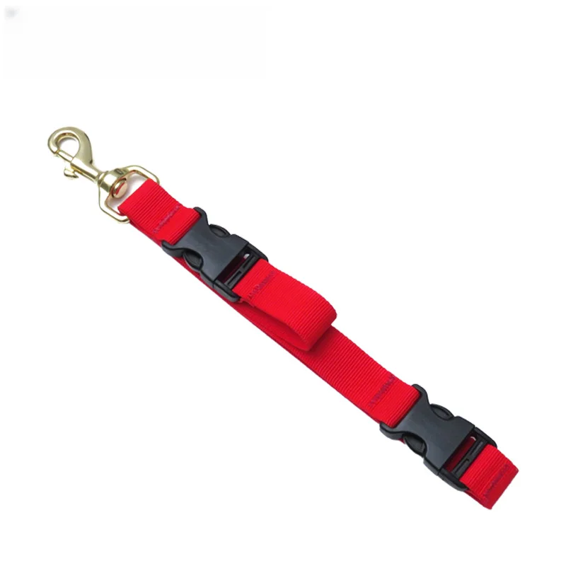 Scuba Diving Lanyard Clip 255x25mm Webbings Strap Buckles Fin Frog Shoe Lifting Rope Clasp For BCD Side Mount For Diving