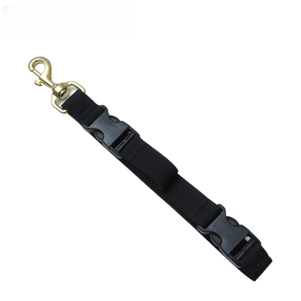 Scuba Diving Lanyard Clip 255x25mm Webbings Strap Buckles Fin Frog Shoe Lifting Rope Clasp For BCD Side Mount For Diving