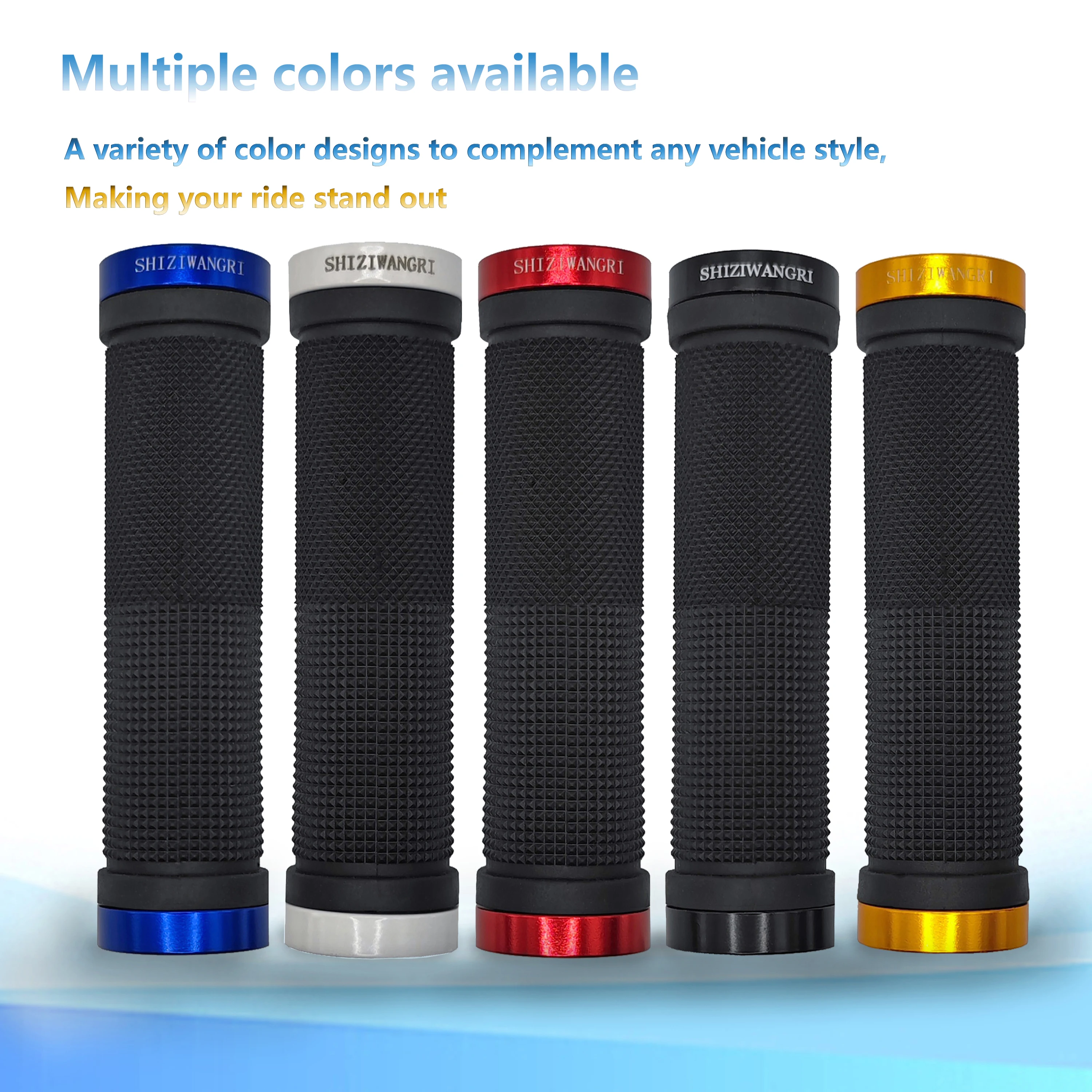 80mm/129mm Bicycle Grip Derailleur Bike Grip MTB Mountain Bike Long Short Rubber Soft Grip Folding Cycling Accessories