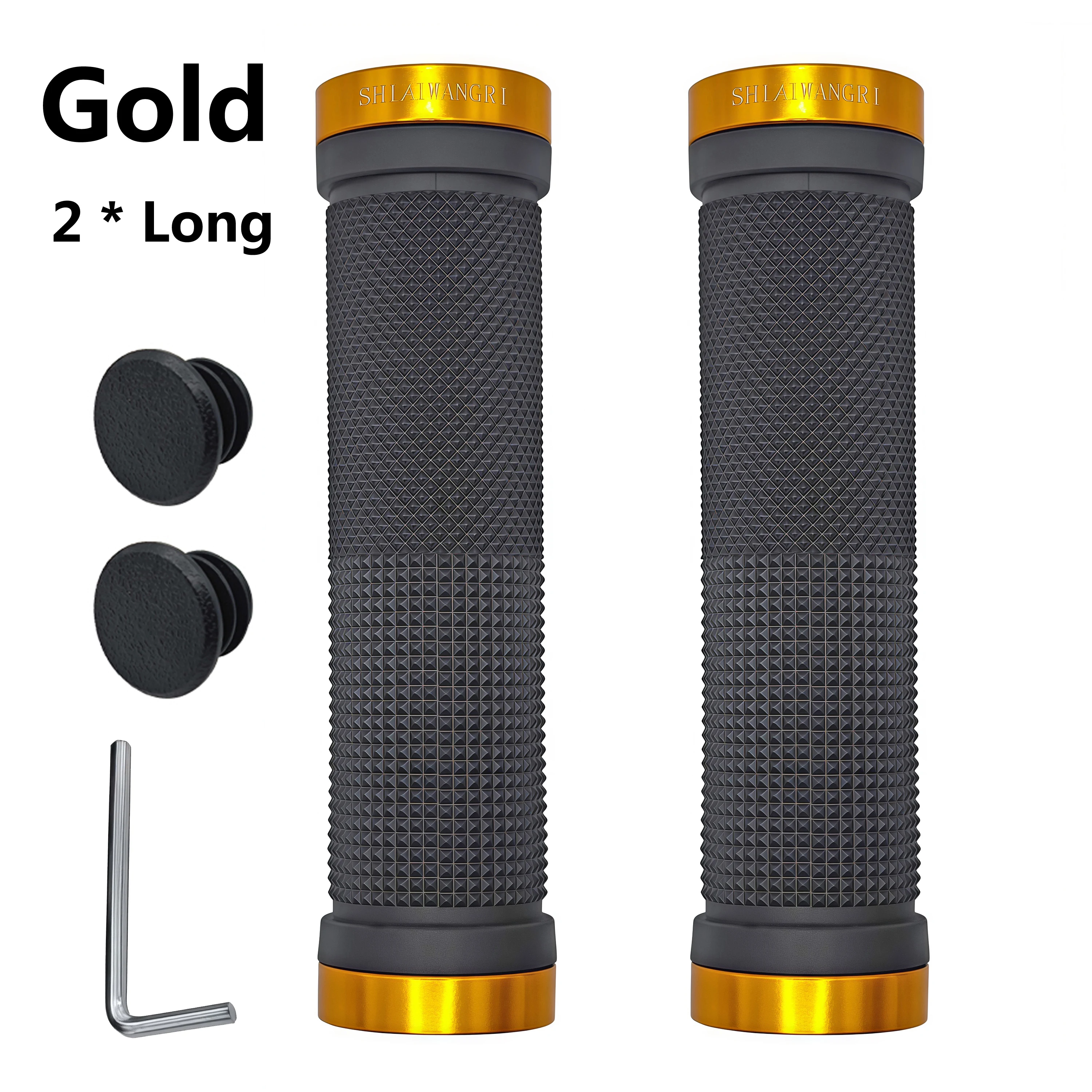 80mm/129mm Bicycle Grip Derailleur Bike Grip MTB Mountain Bike Long Short Rubber Soft Grip Folding Cycling Accessories