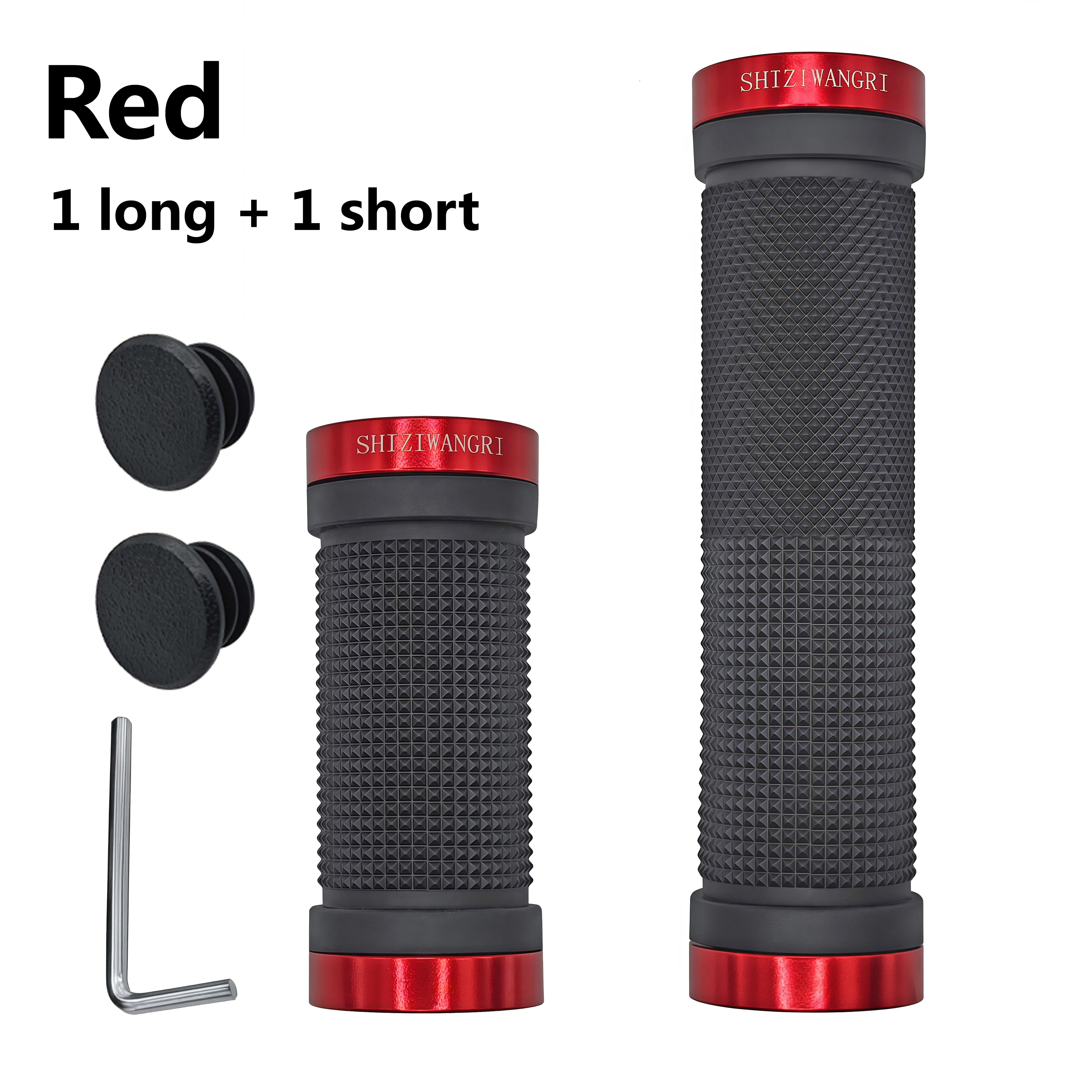 80mm/129mm Bicycle Grip Derailleur Bike Grip MTB Mountain Bike Long Short Rubber Soft Grip Folding Cycling Accessories