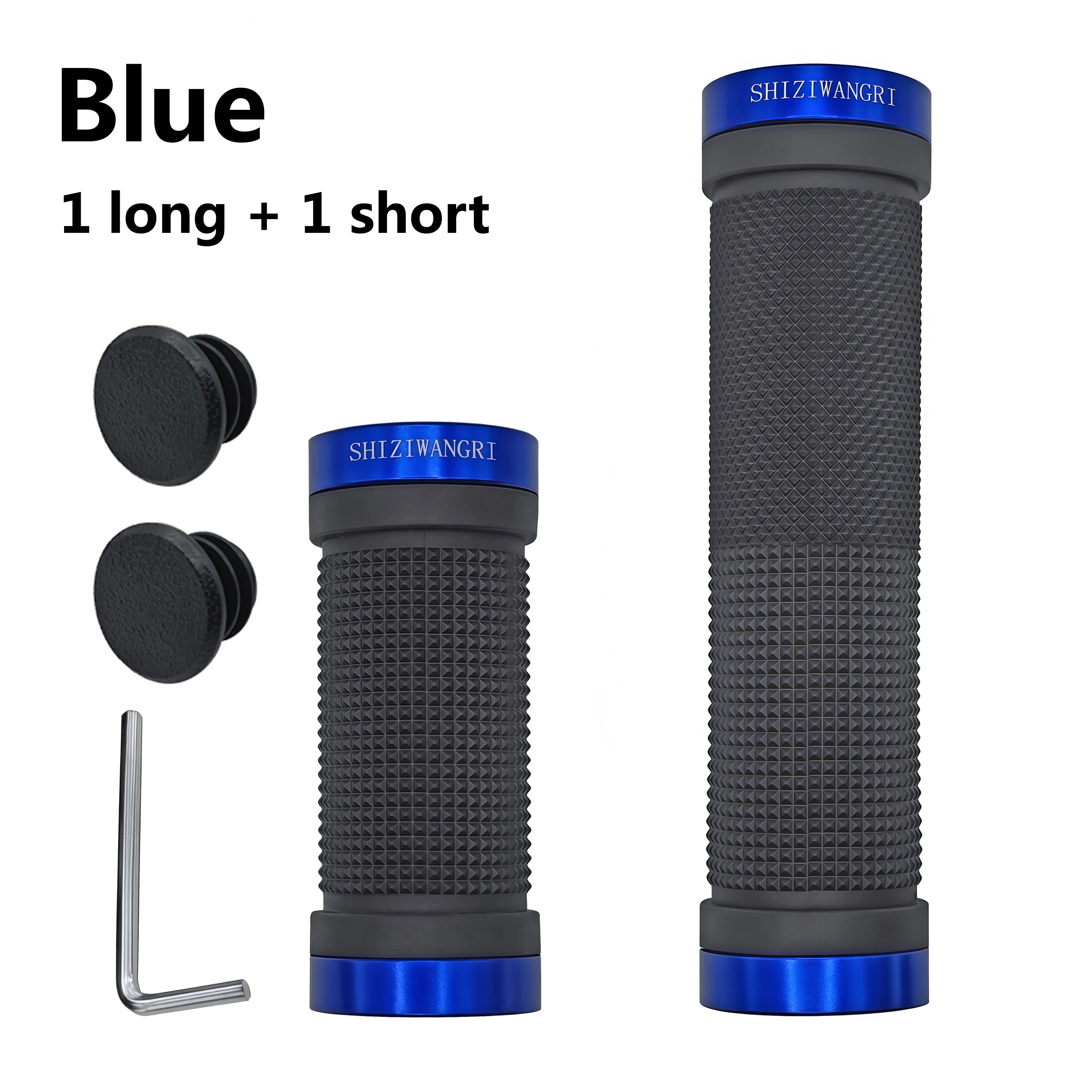 80mm/129mm Bicycle Grip Derailleur Bike Grip MTB Mountain Bike Long Short Rubber Soft Grip Folding Cycling Accessories