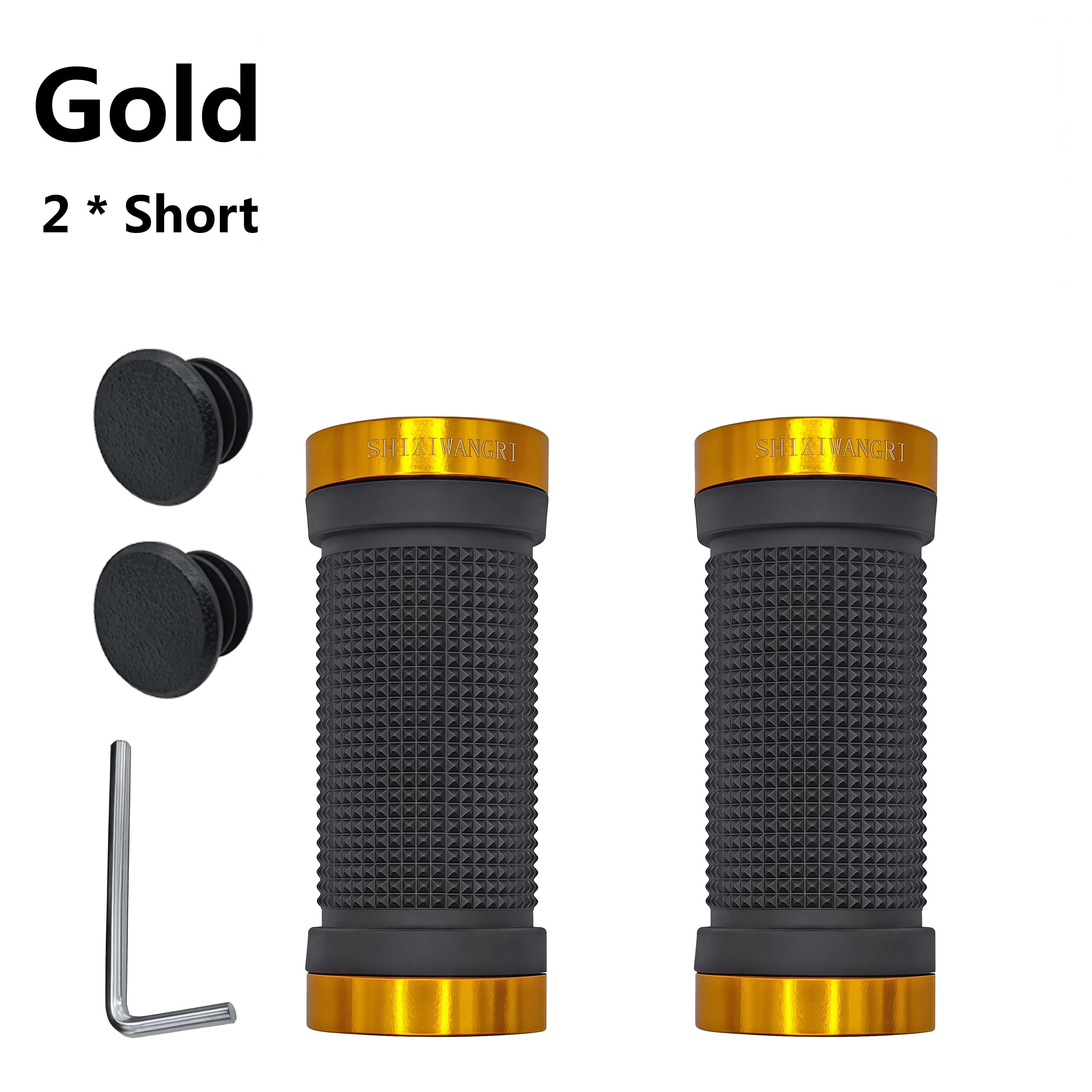 80mm/129mm Bicycle Grip Derailleur Bike Grip MTB Mountain Bike Long Short Rubber Soft Grip Folding Cycling Accessories
