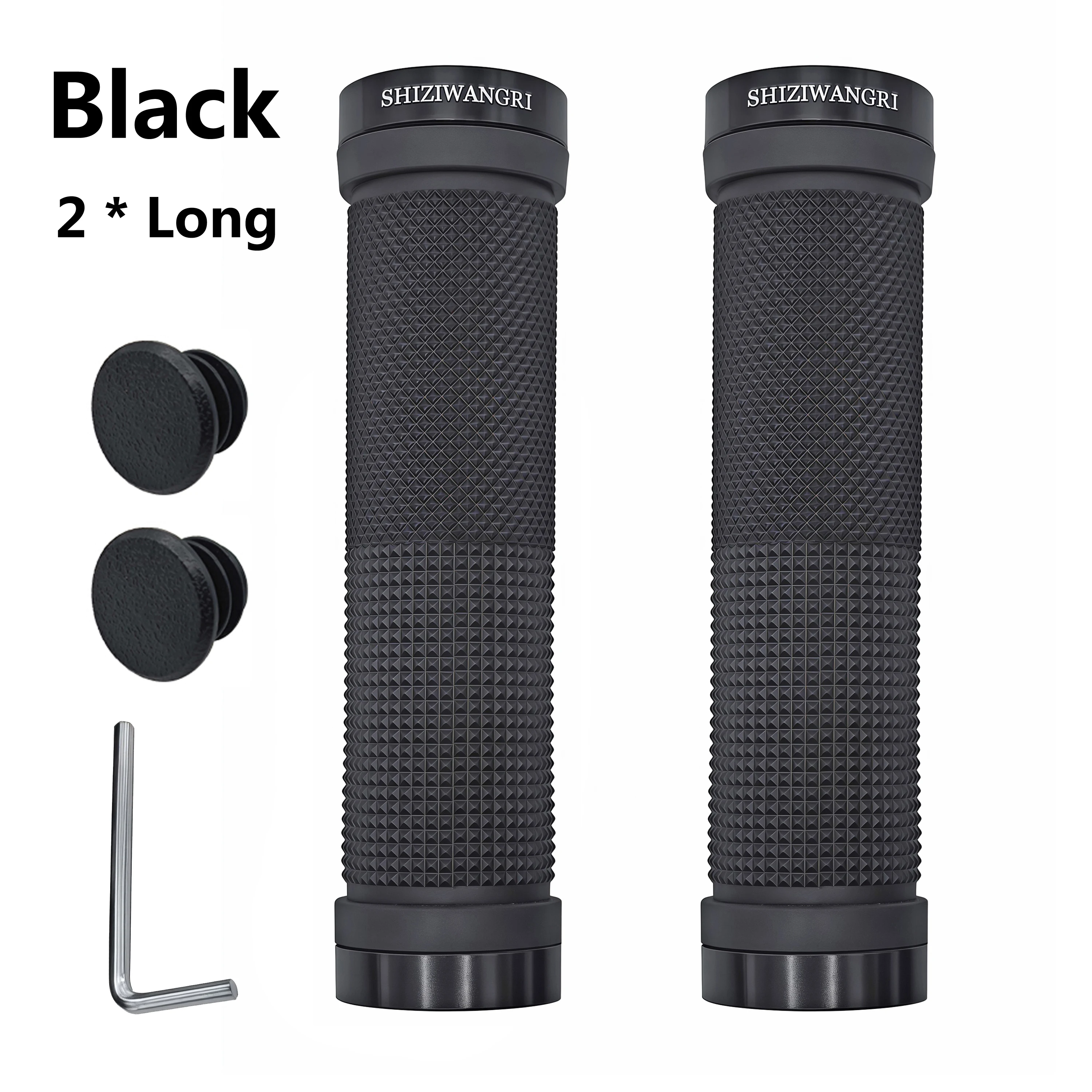 80mm/129mm Bicycle Grip Derailleur Bike Grip MTB Mountain Bike Long Short Rubber Soft Grip Folding Cycling Accessories