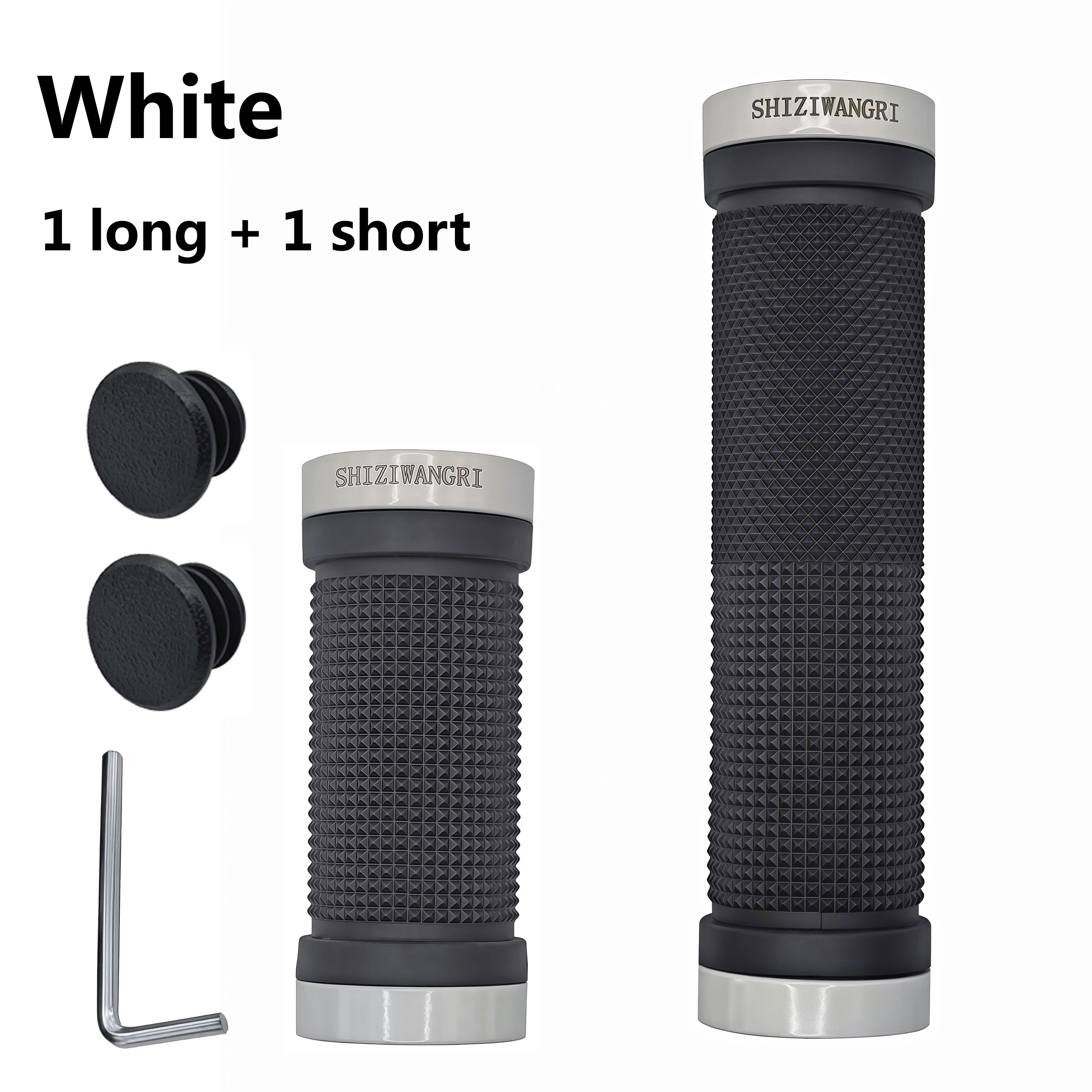 80mm/129mm Bicycle Grip Derailleur Bike Grip MTB Mountain Bike Long Short Rubber Soft Grip Folding Cycling Accessories